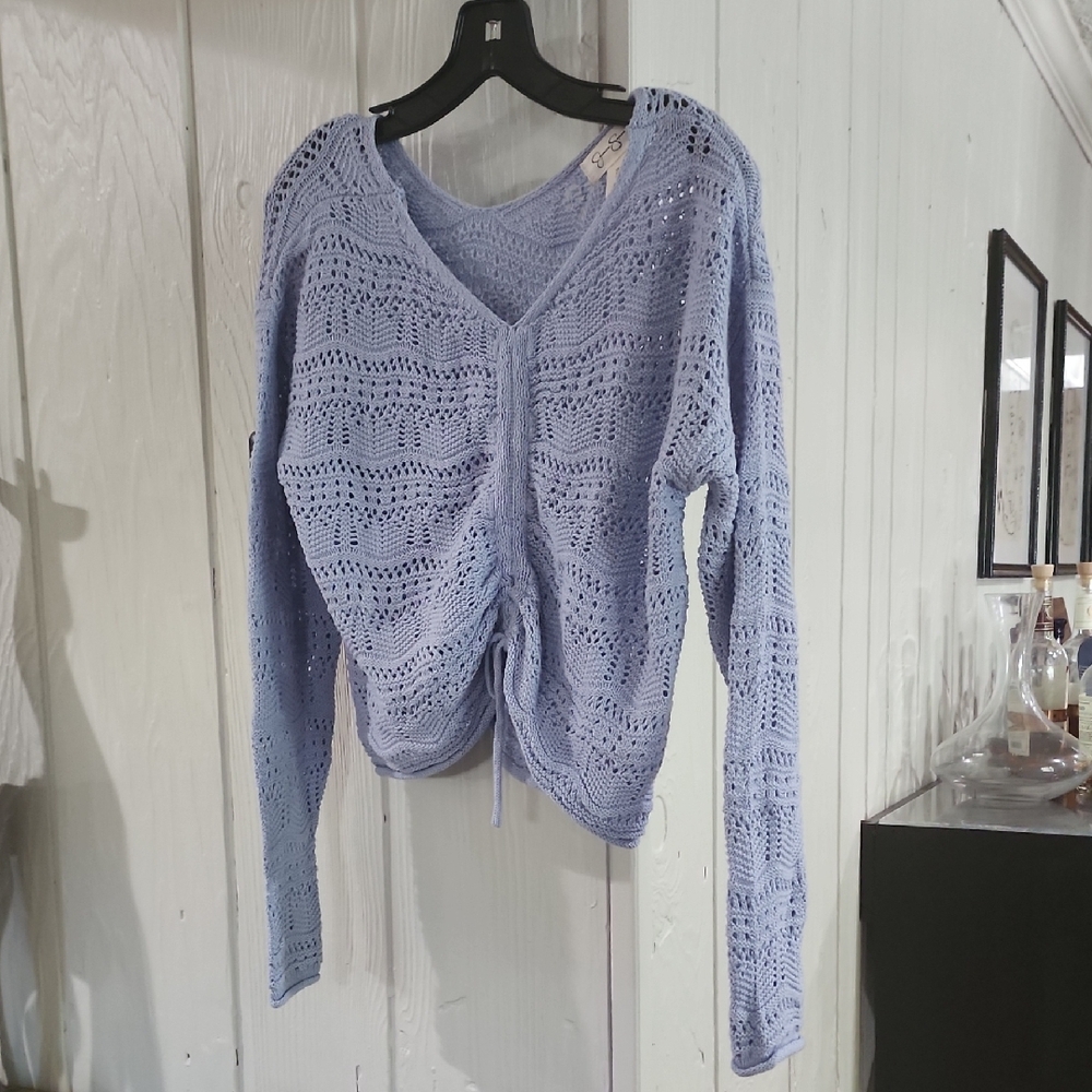 Jessica Simpson Lavender V-Neck Sweater